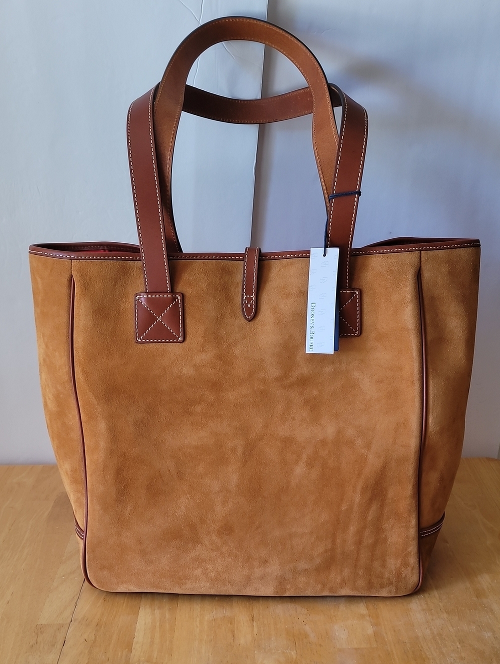 Dooney & Bourke Archives 1997 Suede Large Tote - Picture 3 of 16